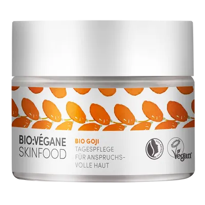 Bio Vegane Skinfood Bio-Goji, Tagespflege (Krem na dzień z jagodami Goji)