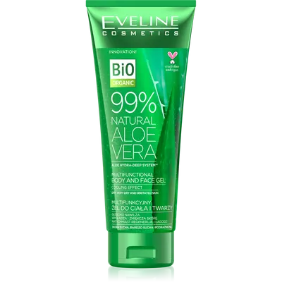 Eveline Cosmetics 99% Natural Aloe Vera, Multifunkcyjny żel do ciala i twarzy