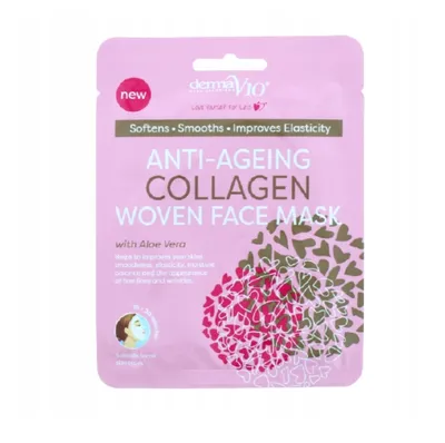 DermaV10 Anti Ageing Collagen Women Face Mask (Kolagenowa maska do twarzy)