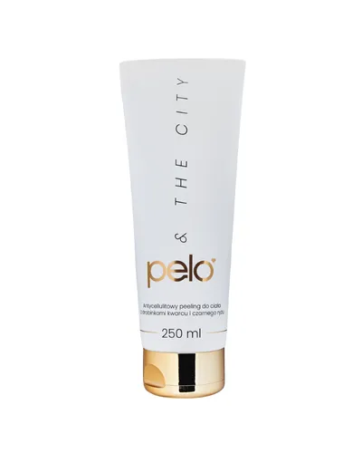 Pelo Pelo & The City, Antycellulitowy peeling do ciała z drobinkami kwarcu i czarnego ryżu