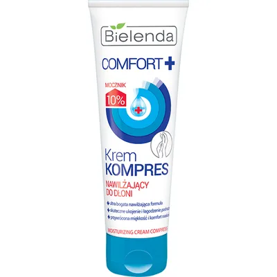 Bielenda Comfort+, Krem - kompres nawilżający do dłoni