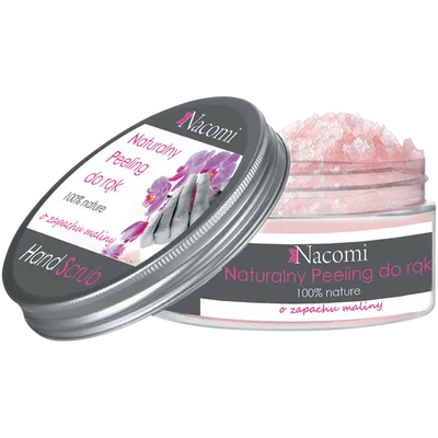 Nacomi 100% Nature Hand Scrub Raspberry (Naturalny peeling do rąk o zapachu maliny)