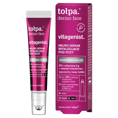 Tołpa Dermo Face, Vitagenist, Neuro serum witalizujące pod oczy