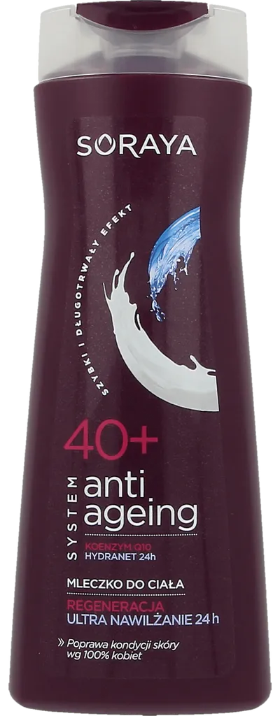 Soraya Anti Ageing 40+ Regeneracja Ultra Nawilżanie, Mleczko do ciała