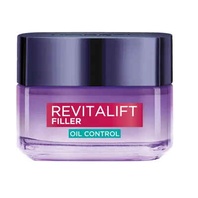 L'Oreal Paris Revitalift Filler, Hyaluron & Salicylic, Oil Control Gel-Cream (Żel-krem do twarzy regulujący wydzielanie sebum)