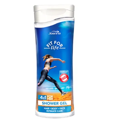 Joanna Fit For Life, Shower Gel 4 in 1 For Her (Żel pod prysznic 4 w 1 dla kobiet)