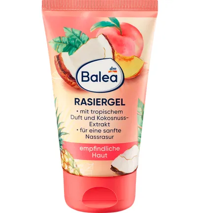 Balea Tropic, Peach Shave Gel (Żel do golenia)