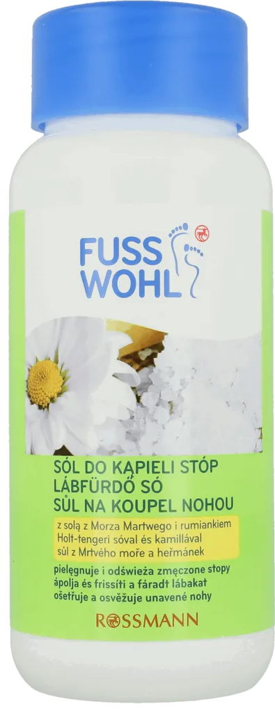 Fusswohl Fussbad (Sól do stóp z solą z Morza Matrwego)