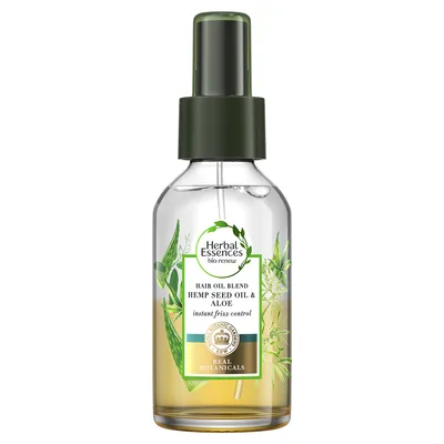 Herbal Essences Bio:renew, Real Botanicals, Hair Oil Blend, Hemp Seed Oil & Aloe (Olejek do włosów)