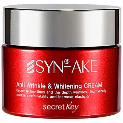 Secret Key Syn-Ake  Anti Wrinkle & Whitening Cream (Krem do twarzy przeciwzmarszczkowo-wybielający)