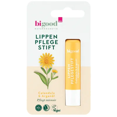 Bi Good Calendula & Argan Oil, Lip Balm (Balsam do ust z nagietkiem i olejkiem arganowym)