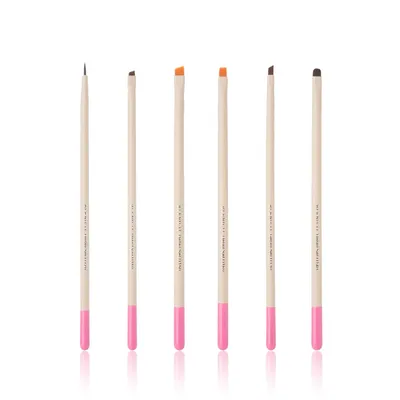 Blend it! Pro, Detail Set Brush (Zestaw 6 pędzli do oczu i brwi)