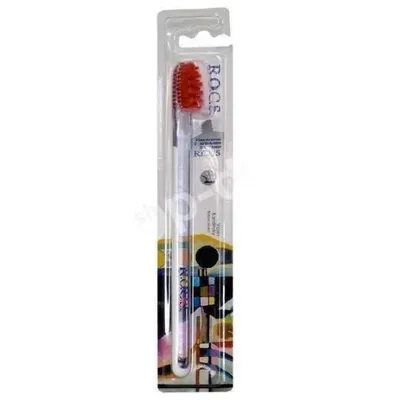 ROCS Antitartar Toothbrush Soft (Miękka szczoteczka do zębów o wypoziomowanym, skośnym włosiu)