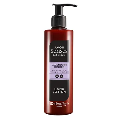 Avon Senses Essence, Lavender & Ginger, Hand Lotion with Extracts of Ginesing & Sandal Woodsh (Lotion do rąk `Lawenda i imbir`)