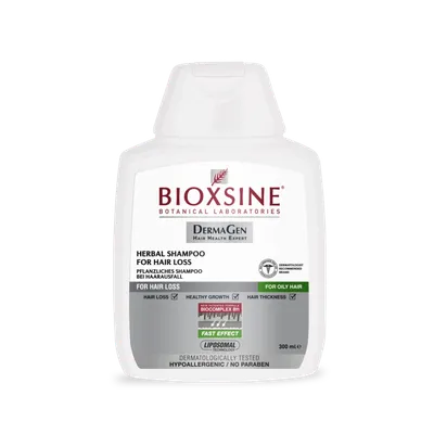Bioxsine DermaGen, Herbal Shampoo for Hair Loss for Oily Hair (Szampon przeciw wypadaniu włosów do włosów przetłuszczających się)