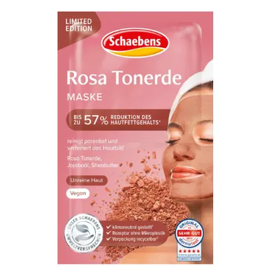Schaebens Pink Clay Face Mask (Maseczka do twarzy z różową glinką)