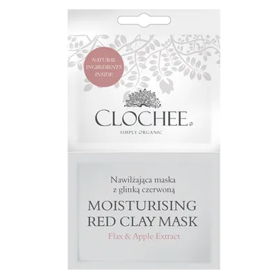 Clochee Moisturising Red Clay Mask (Nawilżająca maska z glinką czerwoną)