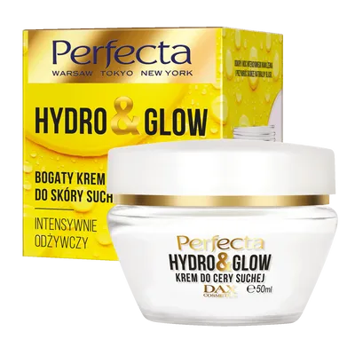 Perfecta Hydro & Glow, Bogaty krem do skóry suchej  intensywnie odżywczy