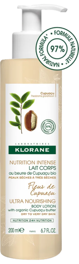 Klorane Ultra Nourishing Body Lotion with Organic Cupuacu Butter `Fleur de Cupuacu` (Ultra-odżywcze mleczko do ciała Cupuacu)