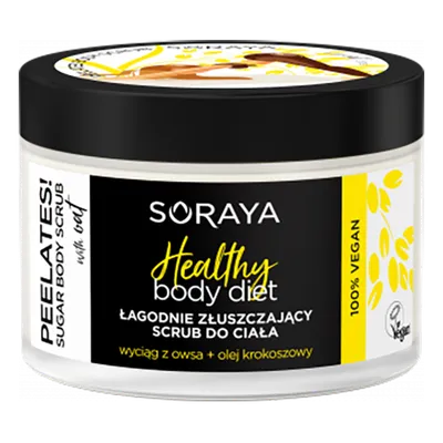Soraya Healthy Body Diet, Łagodnie złuszczający scrub do ciała