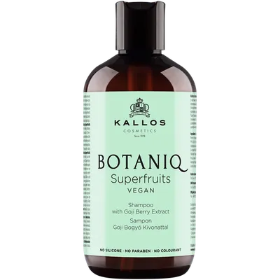 Kallos Botaniq, Superfruits Vegan Shampoo with Goji Berry Extract (Szampon do włosów rewitalizujący i wzmacniający)
