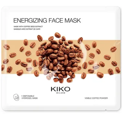 Kiko Milano Energizing Face Mask (Hydrożelowa nawilżająca maska do twarzy z wyciągiem z kawy)