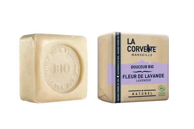 La Corvette Savon Douceur Fleur de Lavande (Mydło organiczne `Lawenda`)