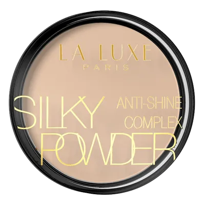 La Luxe Paris Silky Powder, Anti-Shine Complex (Matujacy puder mineralny z jedwabiem)