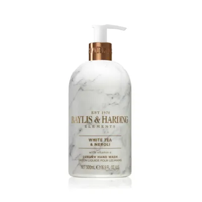 Baylis & Harding Elements, White Tea & Neroli, Luxury Hand Wash (Biała herbata i neroli, Mydło do rąk w płynie)