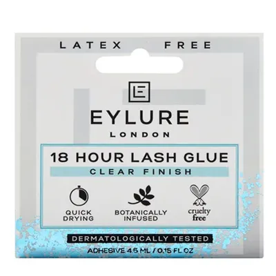 Eylure 18 Hour Lash Glue Clear Finish (Bezbarwny klej do rzęs bez lateksu)