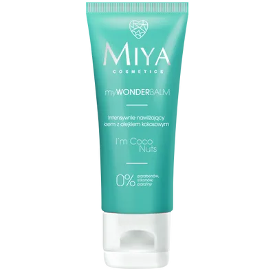 Miya Cosmetics myWONDERBALM, I'm Coco Nuts (Intensywnie nawilżający krem z olejkiem kokosowym, do twarzy, rąk i ciała)