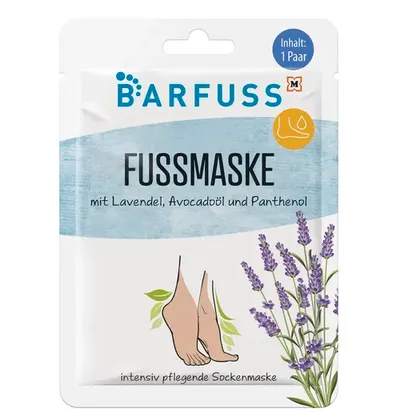 Barfuss Lavender Avocado Oil Panthenol, Foot Mask (Maska do stóp z lawendą)