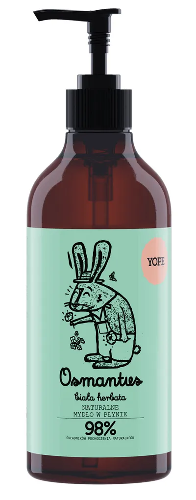 Yope Naturalne mydło w płynie `Osmantus i biała herbata`