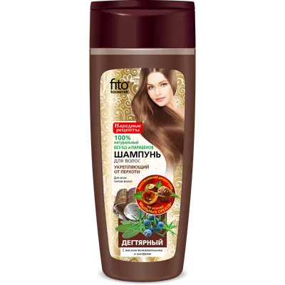 Fitokosmetik Szampon do włosów dziegciowy przeciwłupieżowy wzmacniający