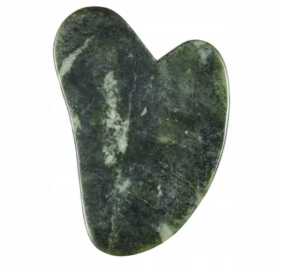 Glov Jade Green Gua Sha (Kamień do masażu twarzy i szyi)