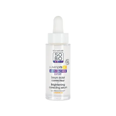 SO'BiO Etic Lumi'Lys [C], Brightening Correcting Serum (Rozjaśniające serum do twarzy z witaminą C przeciw przebarwieniom)
