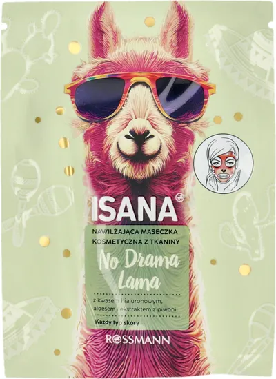 Isana No Drama Lama, Maseczka nawilżająca na tkaninie