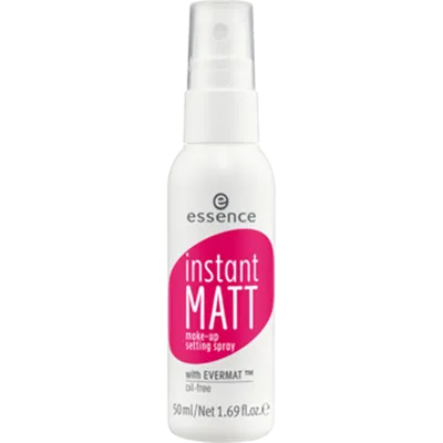 Essence Instant Matt, Make-up Setting Spray (Spray do utrwalania makijażu)