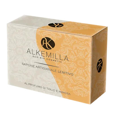 Alkemilla Eco Bio Cosmetics Sapone Lenitivo al Profumo di Tiglio e Mimosa (Mydło `Lipa i mimoza`)