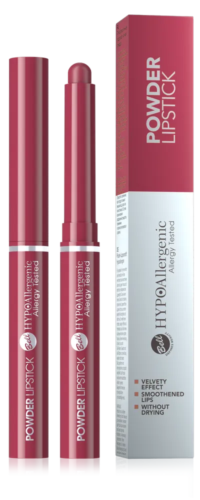 Bell HYPOAllergenic, Powder Lipstick (Trwała pudrowa pomadka do ust)