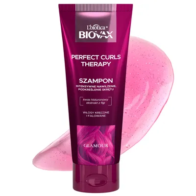 L'biotica Biovax Glamour, Perfect Curls Therapy, Szampon do włosów kręconych i falowanych