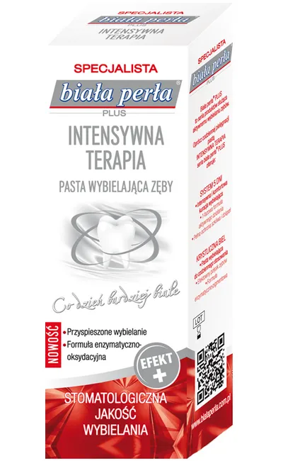 Biała Perła Pasta do zębów wybielająca `Intensywna Terapia Plus `
