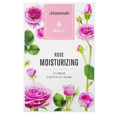Mamonde Rose Moisturizing, Flower Essential Mask (Nawilżająca maseczka z ekstraktem z róży)