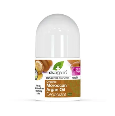 Dr.Organic Bioactive Skincare, Organic Moroccan Argan Oil Deodorant Roll-on (Dezodorant w kulce z organicznym olejem arganowym)