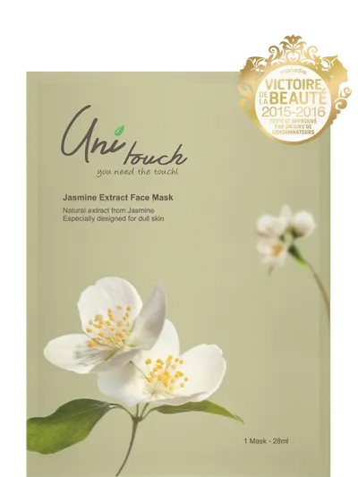 UniTouch Jasmine Extract Face Mask (Jaśminowa maska do twarzy w płachcie)