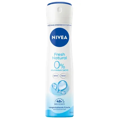 Nivea Fresh Natural, 0% Aluminium 48H Deodorant Spray (Dezodorant dla kobiet (nowa wersja))