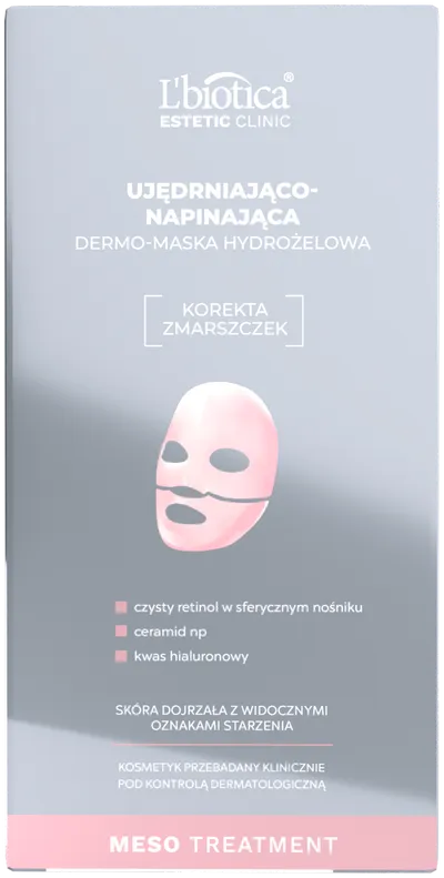 L'biotica Estetic Clinic, Meso Treatment, Ujędrniająco-napinająca dermo-maska hydrożelowa