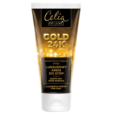 Celia Gold 24K, Luksusowy krem do stóp