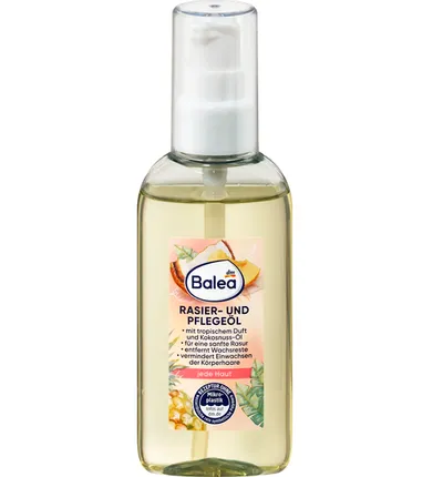 Balea Tropic, Peach Shave & Care Oil (Olejek do golenia i pielęgnacji ciała  z esktraktem  brzoskiwni)