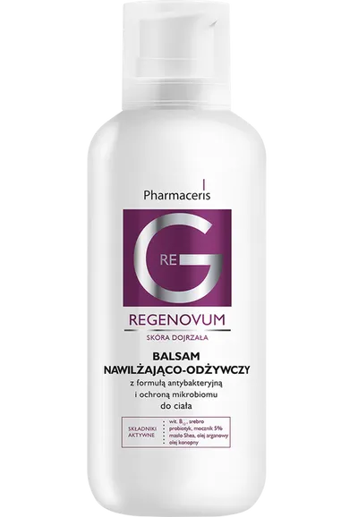 Pharmaceris REG Regenovum, Balsam nawilżająco- odżywczy z formułą antybakteryjną i ochroną mikrobiomu